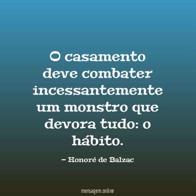 O casamento deve combater incessantemente um monstro que devora tudo