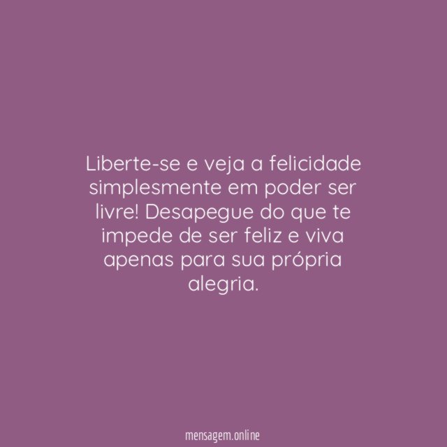 Cultive sua liberdade