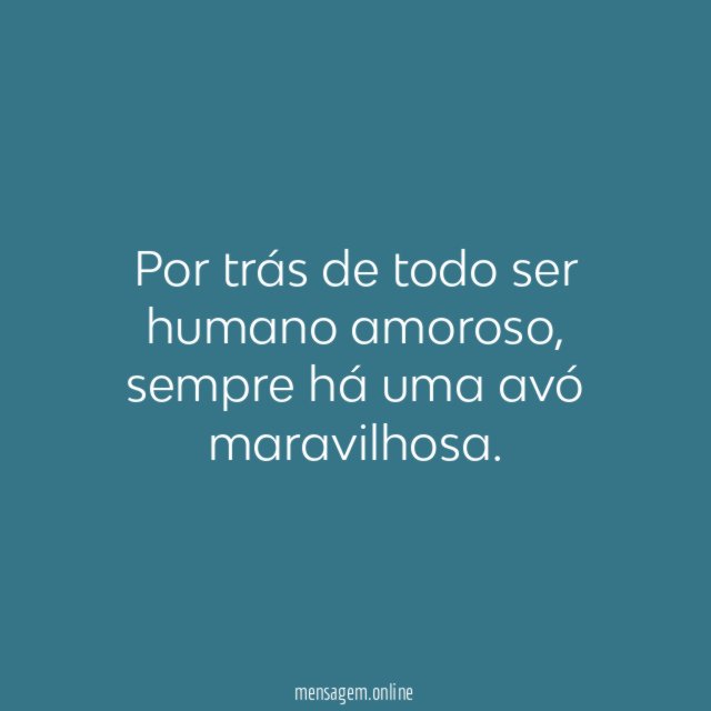 Avó maravilhosa