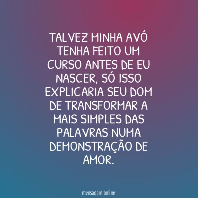 Demonstração de amor