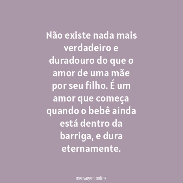 Amor de mãe