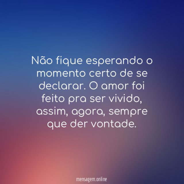Quando der vontade