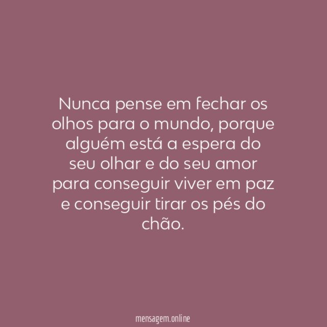 O mundo de alguém