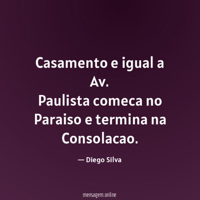 Casamento e igual a Av
