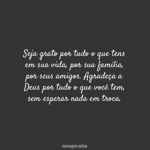 Seja grato