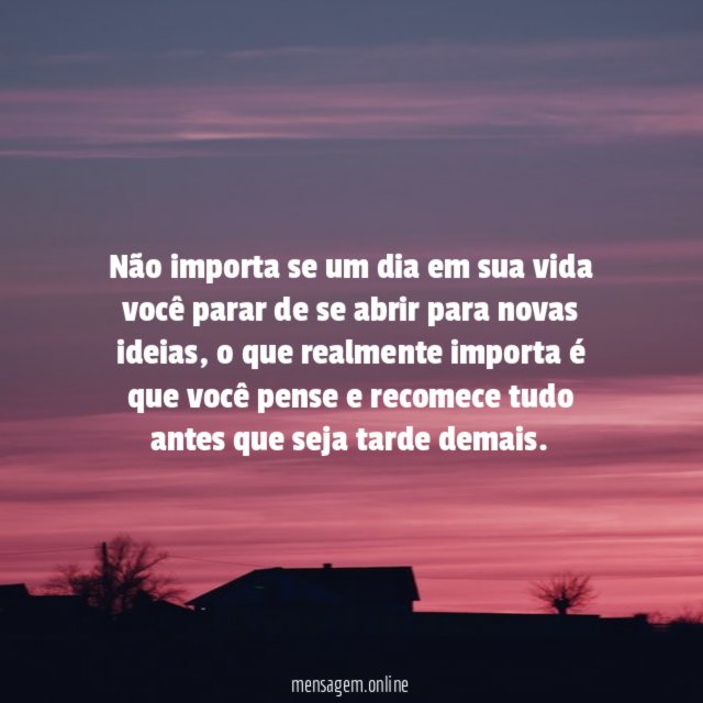 Não importa