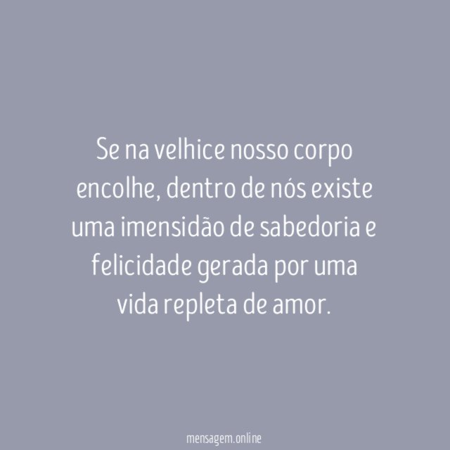 Imensidão em você