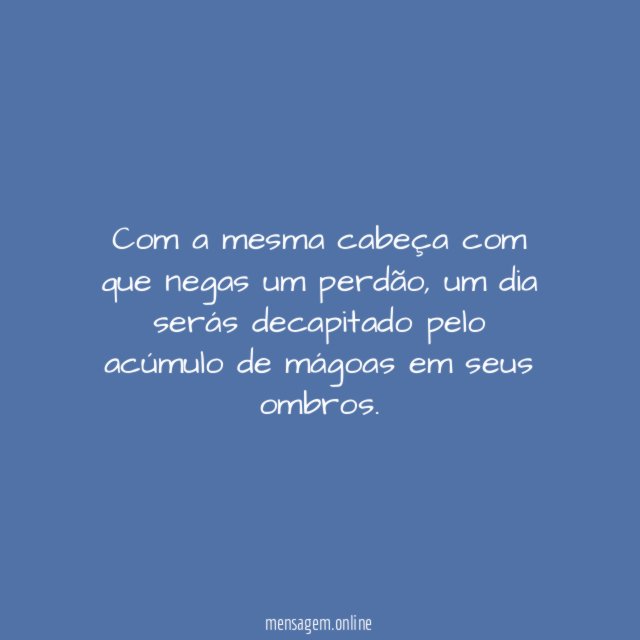 Sua negação, seu fardo