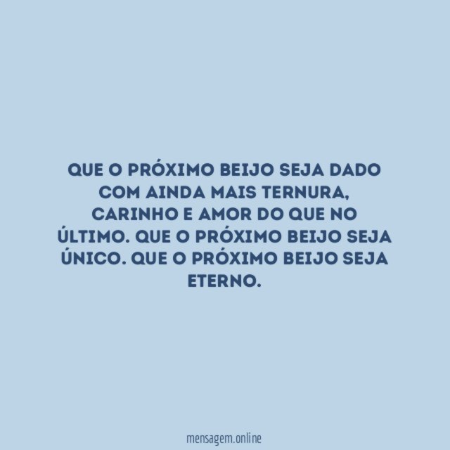 A eternidade em seus lábios