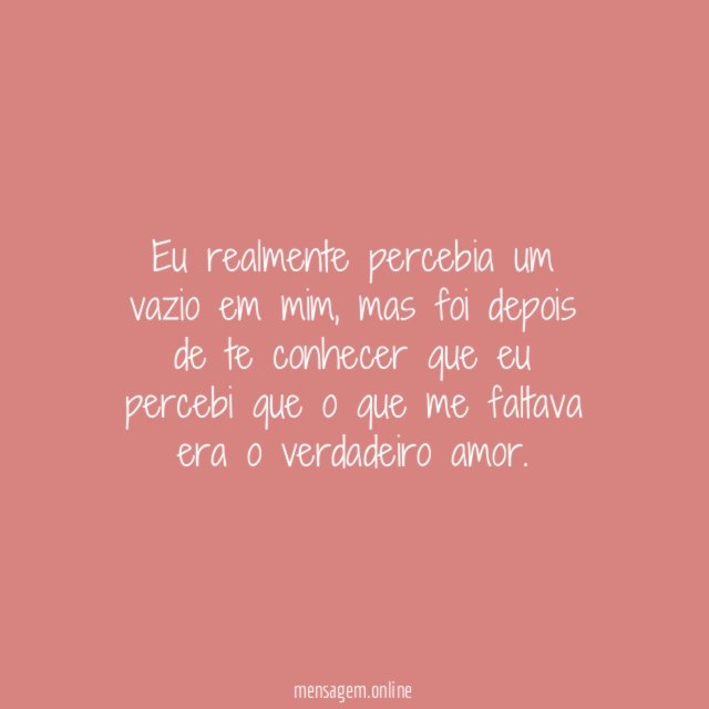 Antes de te conhecer