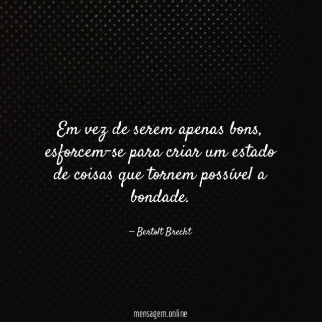 Em vez de serem apenas bons