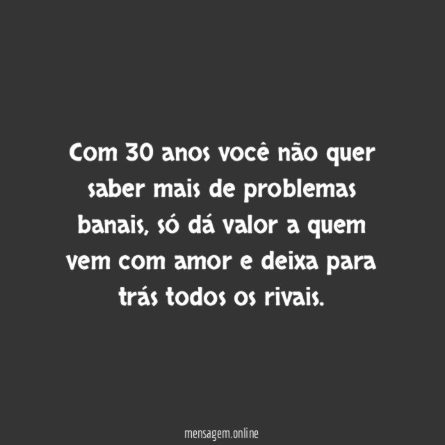 Sem problemas banais