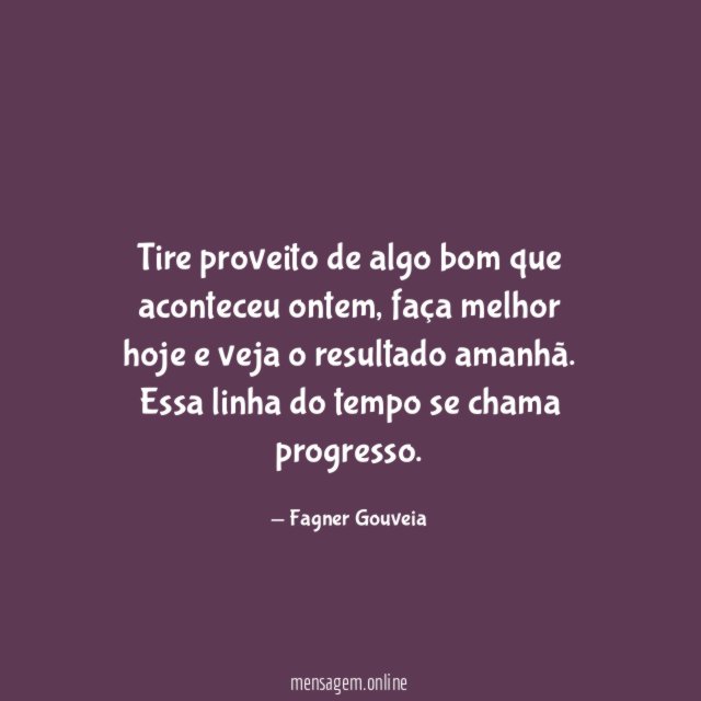 Progredindo constantemente