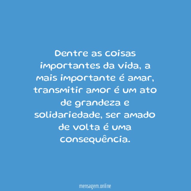 Amar como meta