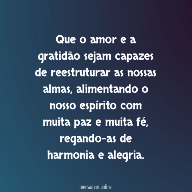 Reestruturar nossas almas