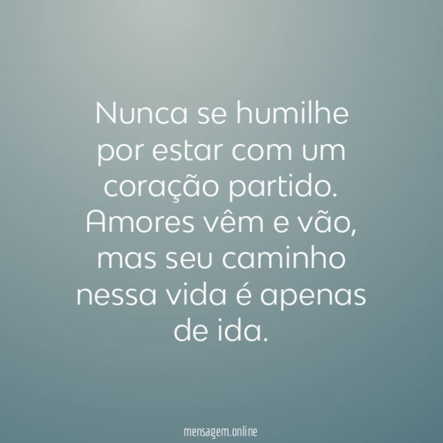Passagem apenas de ida