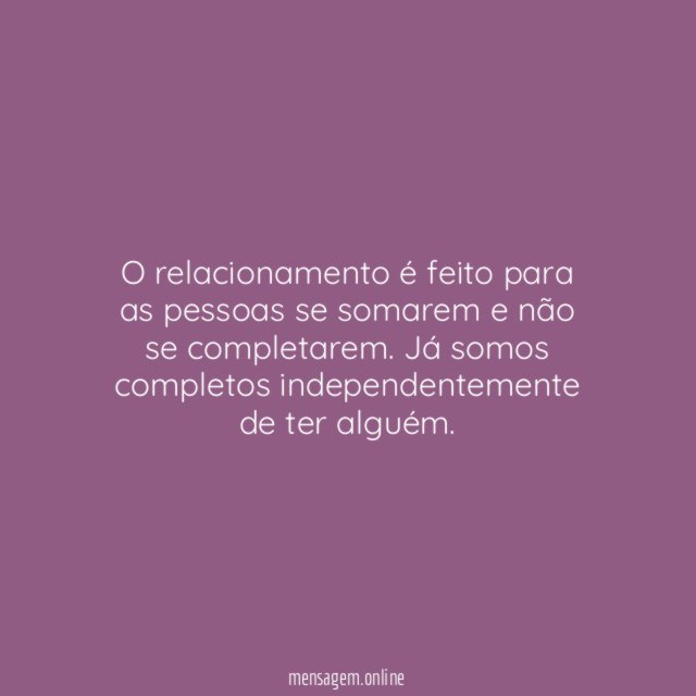 Já somos completos