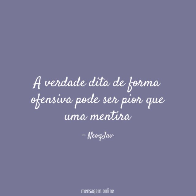Verdades e mentiras