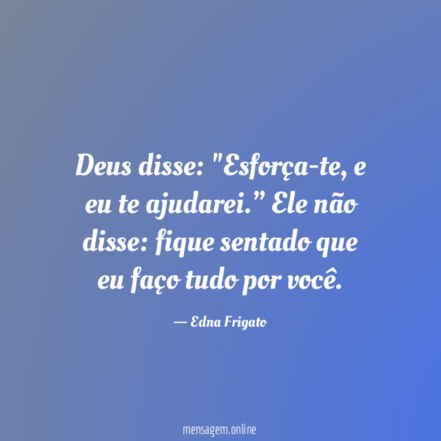 Deus disse