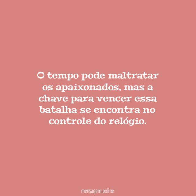 Controlando o relógio