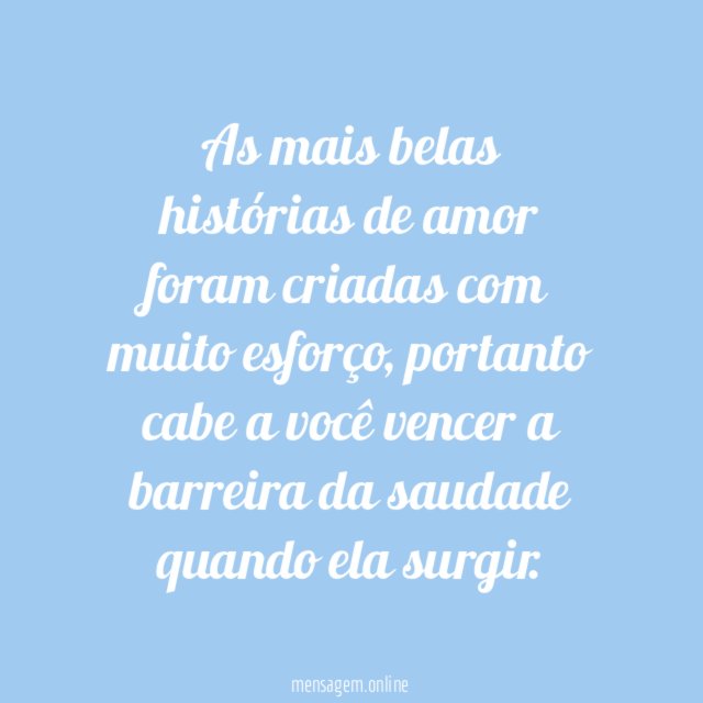 Amor e esforço
