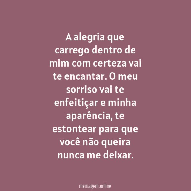 Vou te encantar