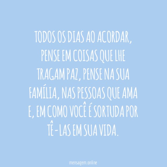 Busque sua paz