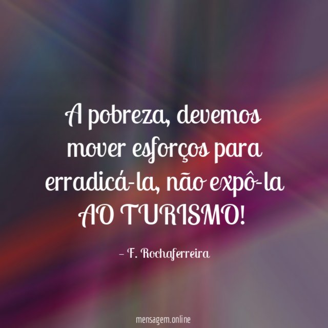 A pobreza