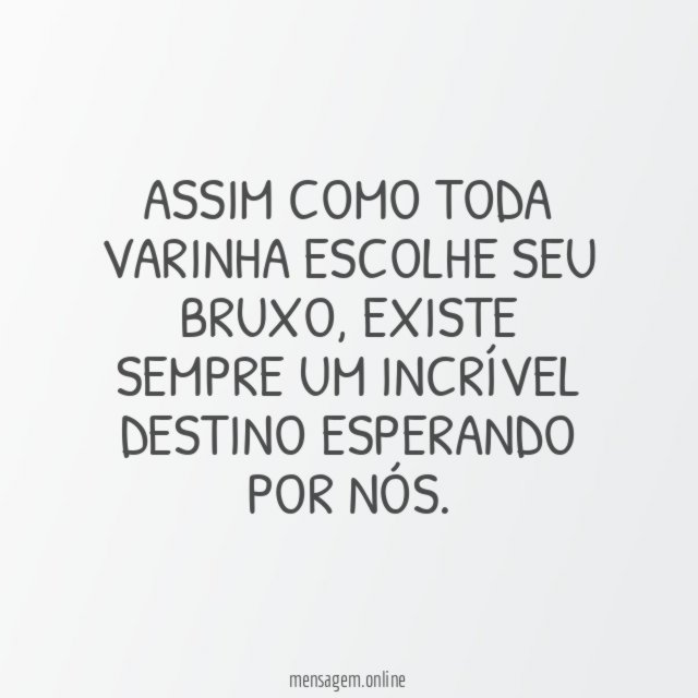 Destino à espera