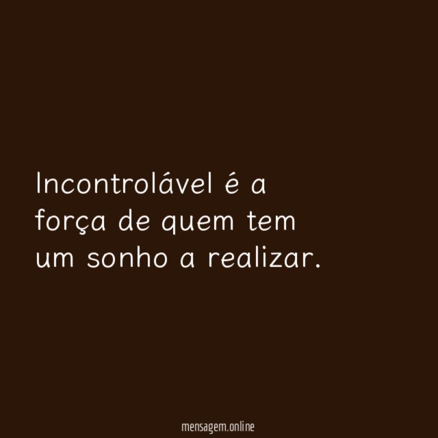 Força incontrolável