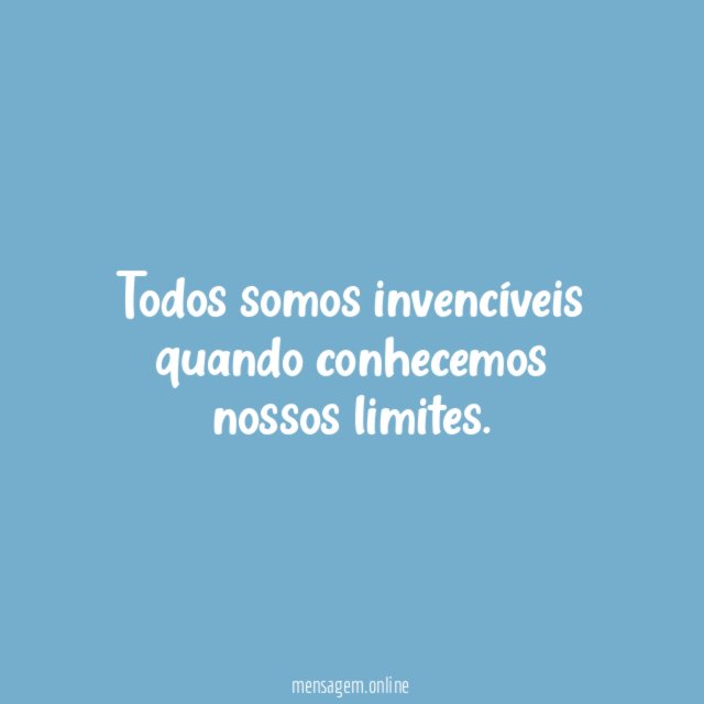 Como ser invencível
