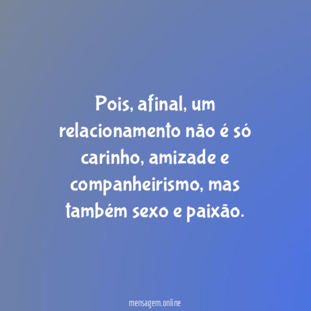 Você me excita