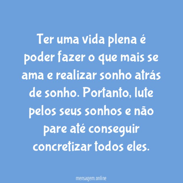 Vida plena