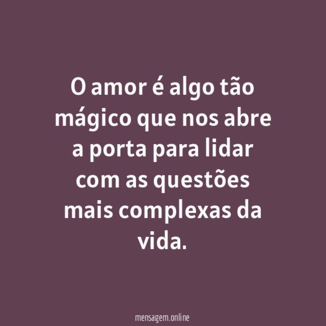 Vencendo com amor