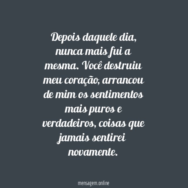 Depois daquele dia