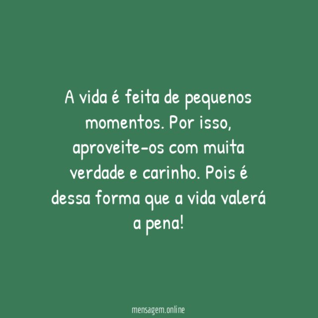 Pequenos momentos