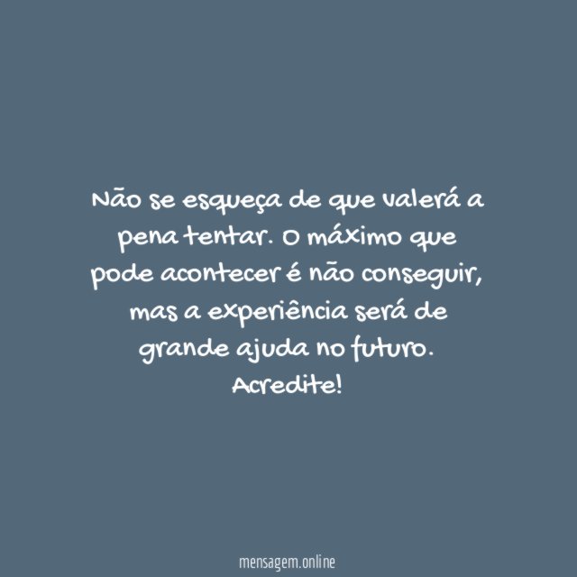 Vale a pena