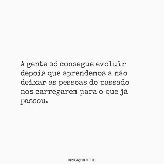 Desapegue do que não faz bem