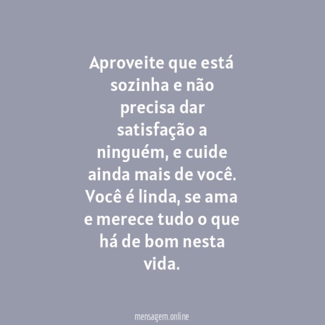 Você é linda