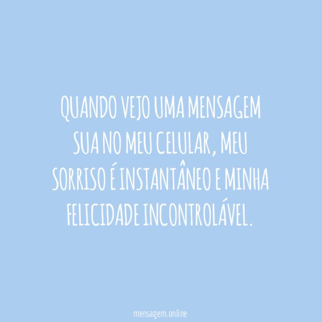 Felicidade incontrolável