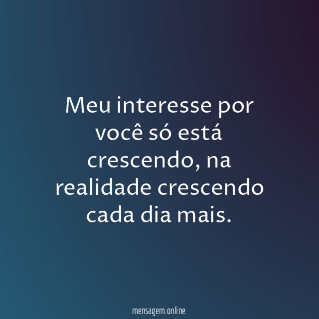 Meu interesse