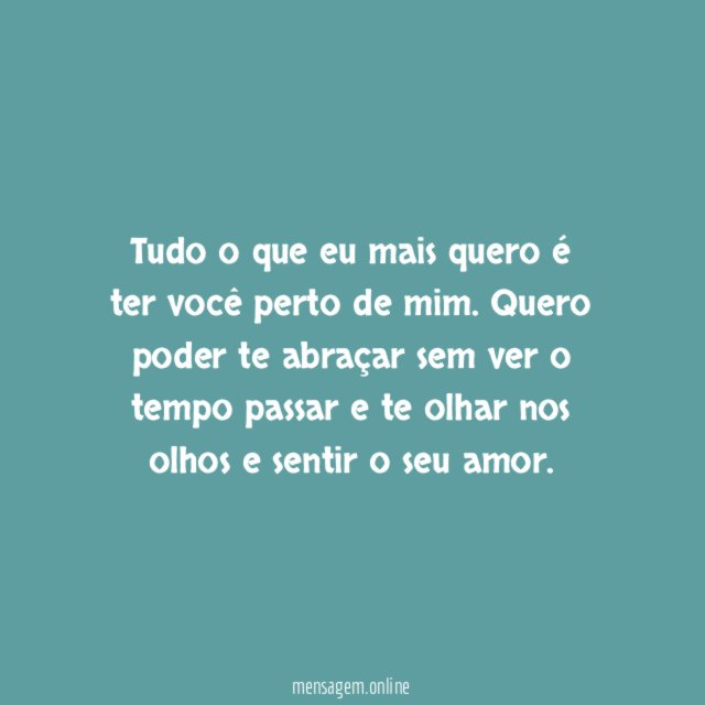 Seu carinho é o meu bem maior
