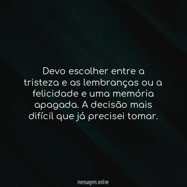 Lembranças tristes