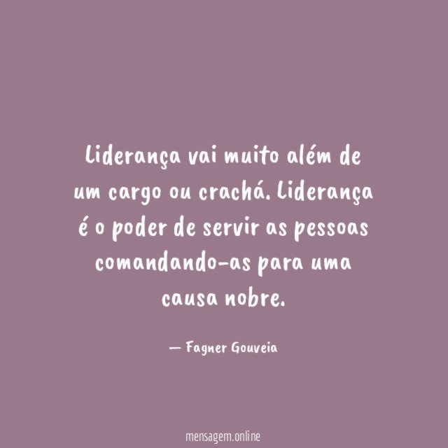 Significado de liderança