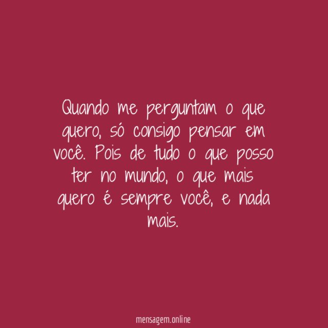 Tudo o que quero