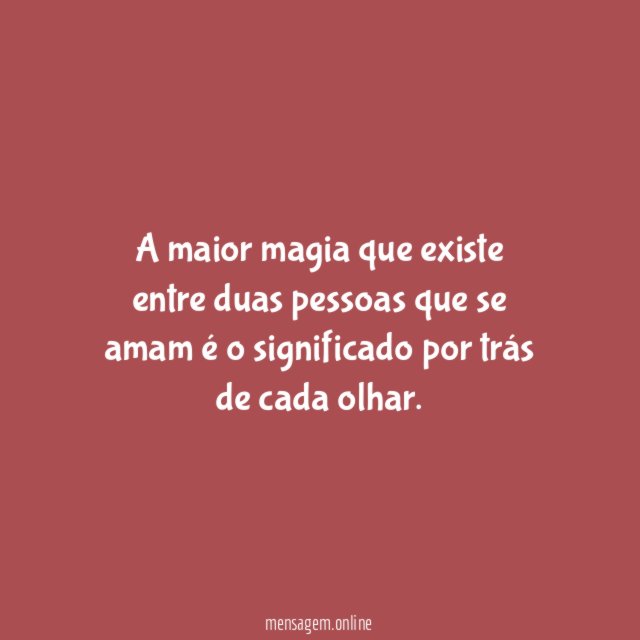 Cada olhar