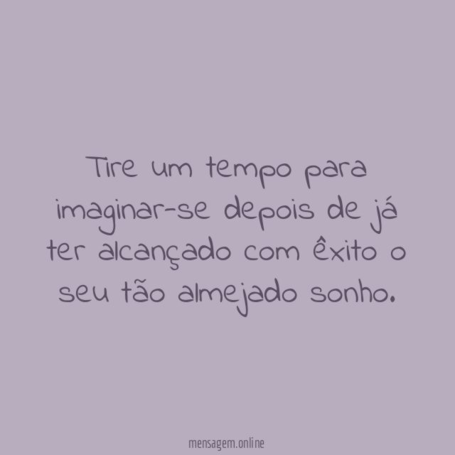 Imaginando-se lá