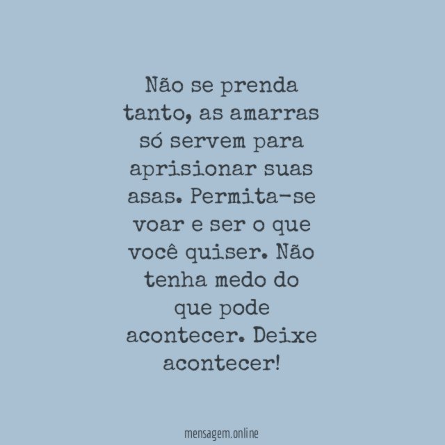 Deixe acontecer
