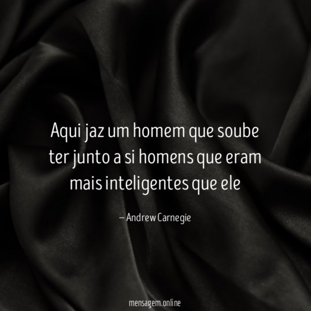 Aqui jaz um homem que soube ter junto