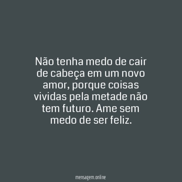 Ame sem medo